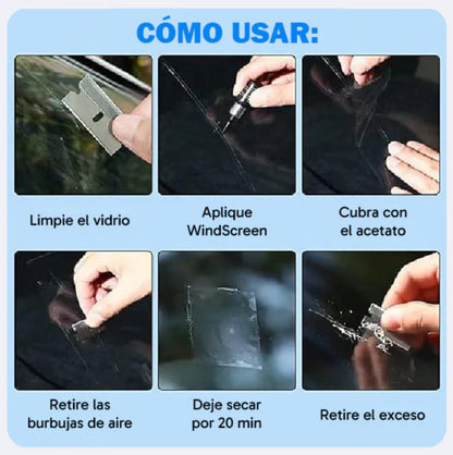✨Botella de 100 mililitros✨ NUEVO LIQUIDO REPARADOR DE VIDRIO+ENVIO GRATIS